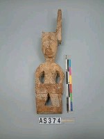 藏品(小型木雕女像)的圖片